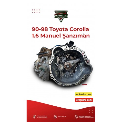 98 Toyota Corolla 1.6 manuel şanzıman