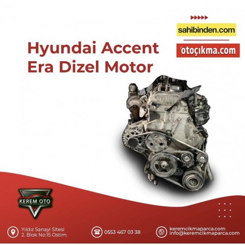 Hyundai accent era dizel motor 