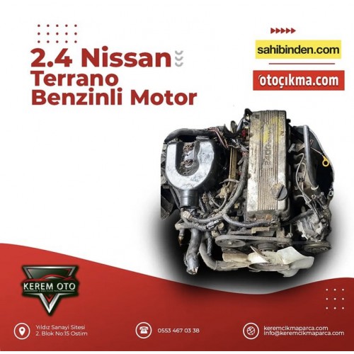 Nissan terrano 2.4 benzinli motor 